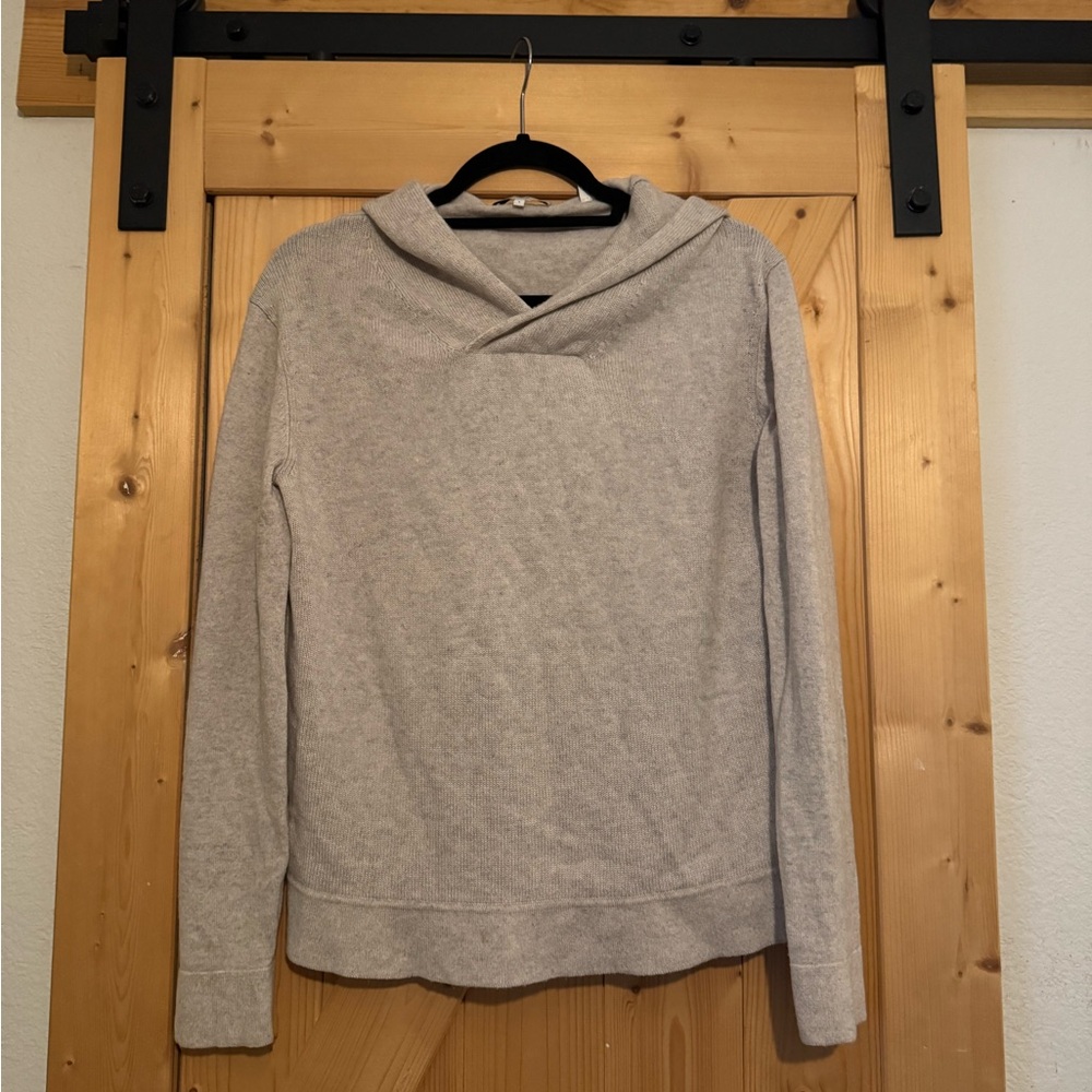 Vince Cream Hooded Sweater